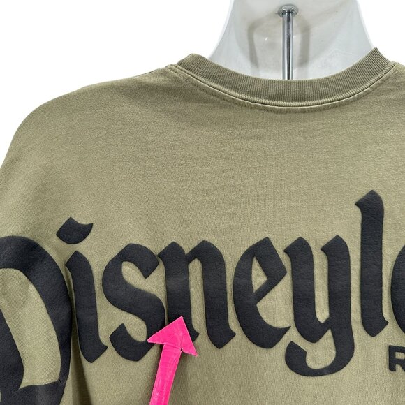 Disney Spirit Jersey Adult Medium Shirt Disneyland Resort Puffy Print Graphic - Picture 6 of 7